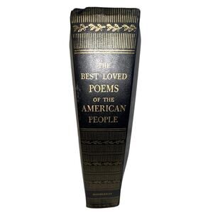 Doubleday Poems Hardcover Book Hazel Felleman Vintage Collection Classical Gilt